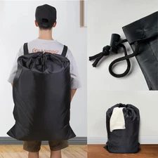 Extra Large Laundry Bag Backpack Heavy Duty Washing Clothes Drawstring 61x92 CM