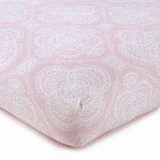 - Willow Crib Fitted - Fits Standard Crib and Mattress - Medallion Pattern - ...