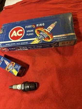 NOS GM General Motors AC 84T FIRE RING spark plug 8 PACK USA Made