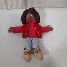 Rare Postman Pat Amy Plush Doll - Hard Vinyl Head & Hands & Soft Body 