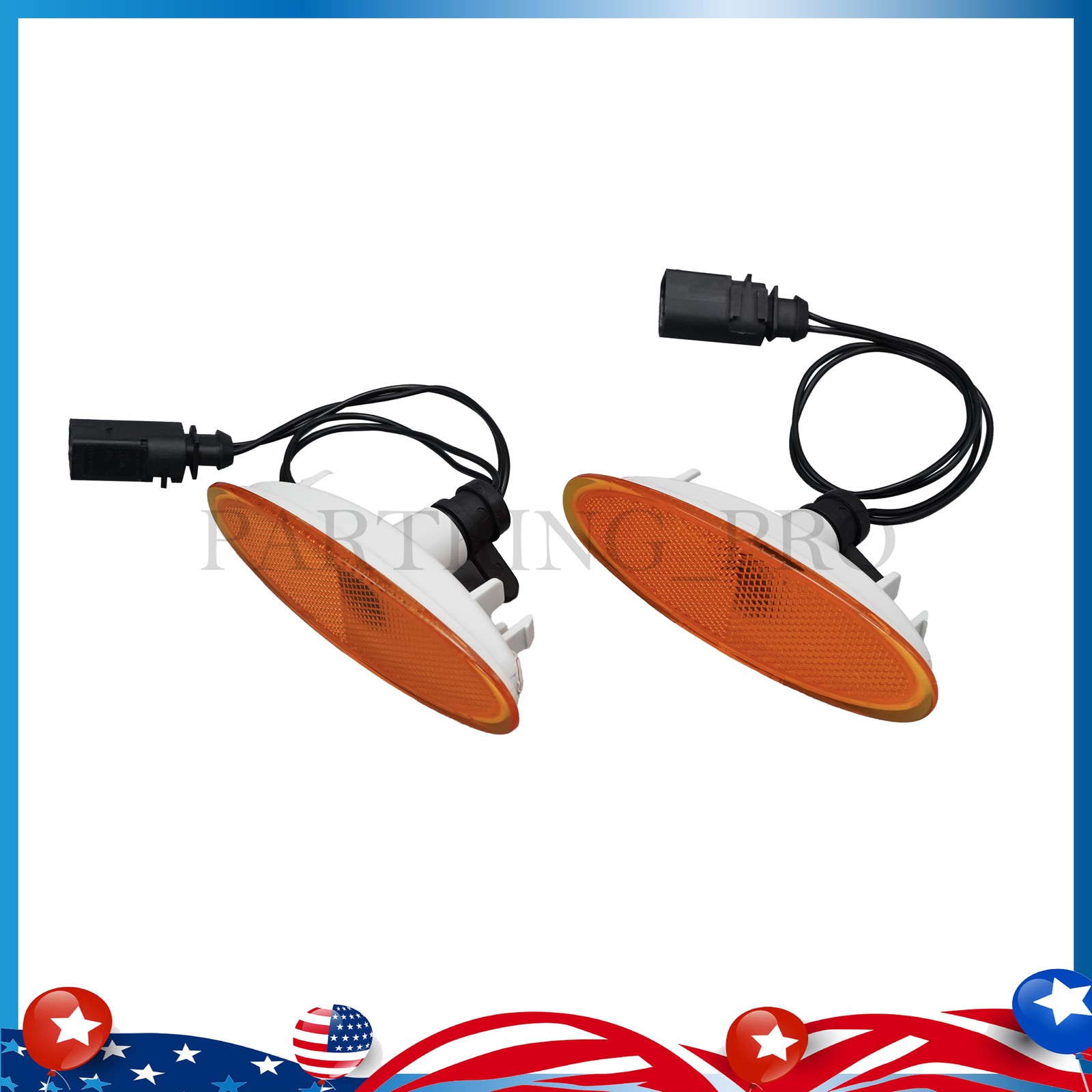 Fit Bentley GTC GT Flying Spur Front Bumper Left Right Side Marker Light Lamp US