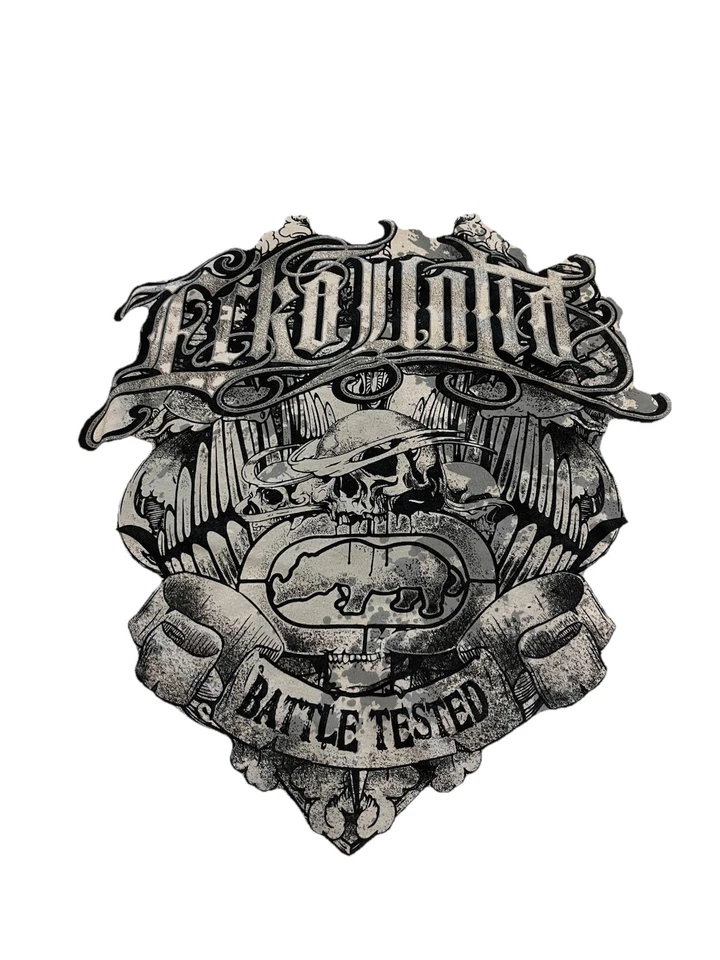 Camiseta de Colección Y2K Ecko Unltd Grunge Calavera Para Hombre Camisa Talla XL Golpeada MMA Foto 3 de 4