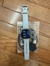 MINT Condition Fitbit Sense 2 Activity Tracker - Blue Mist/Soft Gold Aluminum