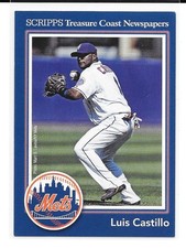 2009 Scripps New York Mets Spring Training PROMO Set Luis Castillo #1 RARE SP