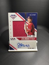 2020 Panini USA Baseball #USJ-JJ Jayson Jones USA Signatures Jerseys #/199
