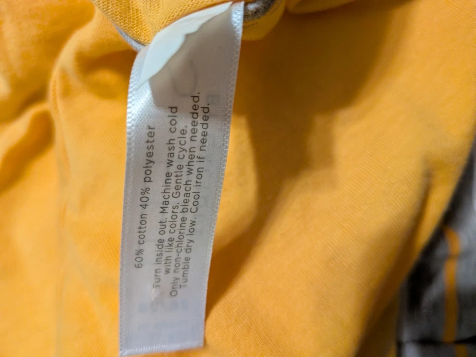 Conjunto Camiseta y Corto Pijama Cacique Amarillo Talla 26/28 Foto 4 de 4