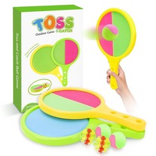 Toss and Catch Game for Kids: Toss and Catch Ball Set - Outdoor Catching Balls P