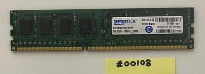 Spectek 4GB PC3-10600 DDR3-1333 Desktop Memory RAM ST51264BA1339