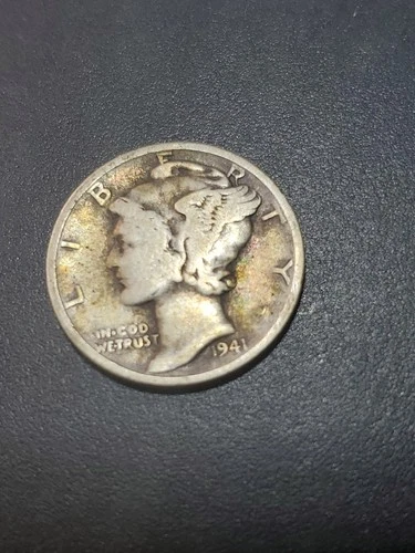 1941-S 10C Mercury Dime 90 % Silver Vg
