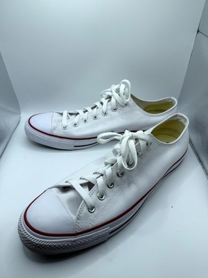 Converse Chuck Taylor All Star Low M7652 Men 14 Sneaker Optic White Canvas Shoes