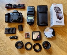 Canon EOS 5D Mark II Reflex DSLR Full Frame Helios Pentacon M42 Godox TT600