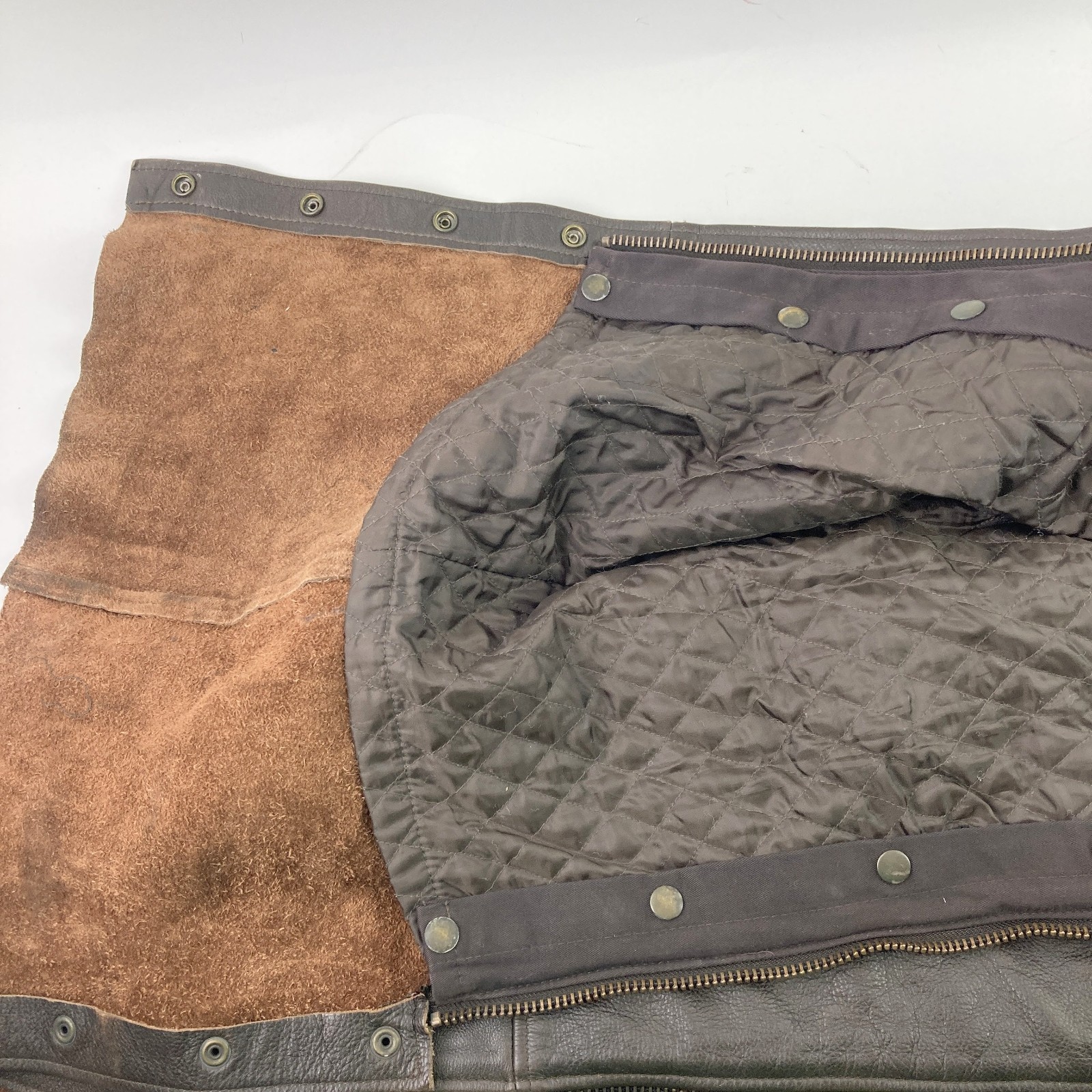 First Classics Leather Motorcycle Chaps Men's Med… - image 12