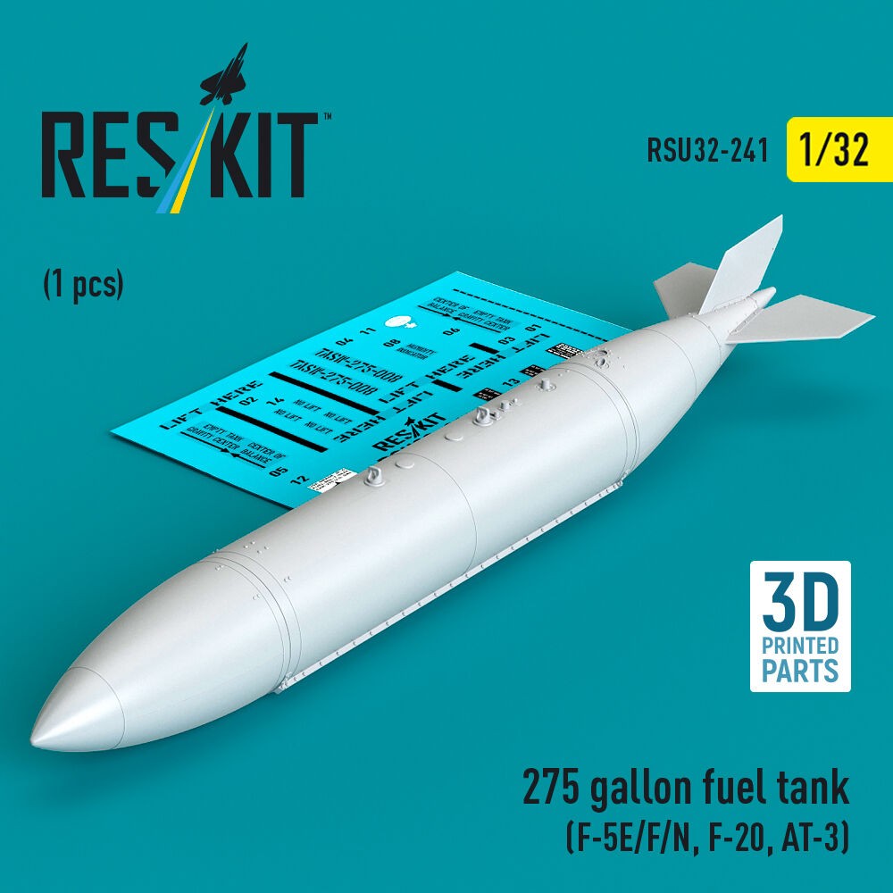 ResKit RSU32-0241 1:32 275 Gallon Fuel Tank Resin Accessory Kit (1 Pc)
