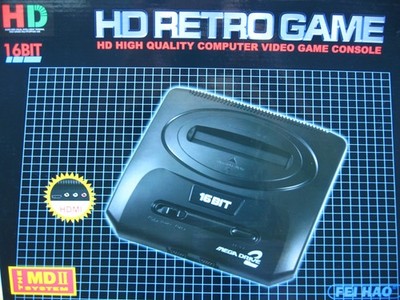 HD Mega Drive 2 Retro Spiel 16-Bit Konsole System Wireless Gamepads - UK Ware
