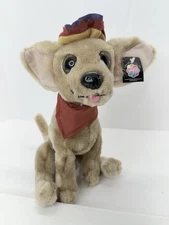 Nanco Vintage Chihuahua Plush Paco 7" 1998 Puppy Dog Sombrero Neck Tie