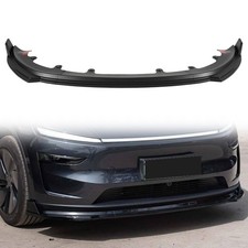 3PCS Front Bumper Lip Spoiler for Tesla Model Y Juniper 2025 Glossy Black