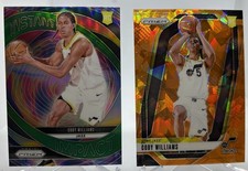 Cody Williams 2 Card RC Lot 2024-25 Prizm Orange Ice & Instant Impact Green