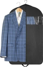 Garment Bag for Hanging Clothes - Travel Suit Bag Closet Covers for Men and Wome