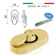 MARTELLINA PENDENTE DK MANIGLIA CREMONESE PER FINESTRA BALCONE ORO SALVASPAZIO