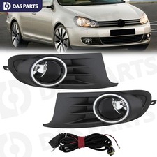 For 10-14 Volkswagen Golf Mk6 Jetta Vent Grille Coverfog Lights Lamps Wswitch For 10-14 Volkswagen Golf Mk6 Jetta Vent Grille Coverfog Lights Lamps Wswitch