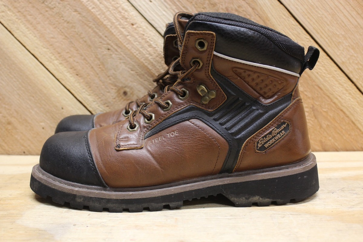 Eddie Bauer Bellingham workwear steel toe size 8M excellent condition View 2