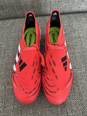 ADIDAS PREDATOR ELITE FG PURE VICTORY FOOTBALL BOOTS - NEW - NR 44 - Red