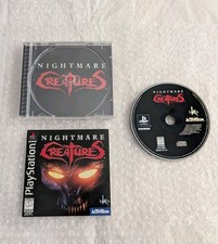 Nightmare Creatures PS1 Sony PlayStation 1 Black Label Complete CIB 1997 B