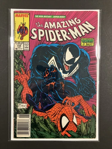 Amazing Spider-Man #316 (1989) Newsstand Variant VG/FN 1st Venom Cover McFarlane