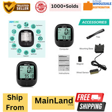Bike Computer Bicycle Waterproof Wired Speedometer and Odometer Stopwatch Cycle