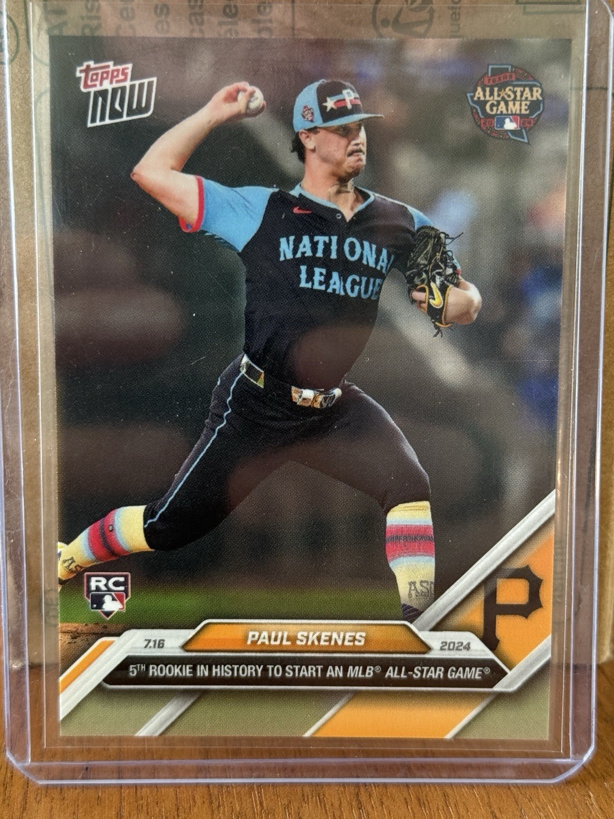 2024 Topps Now - All-Star Game Paul Skenes #436 Pittsburgh Pirates (RC)