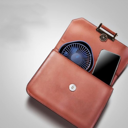 Mini Usb Desk Fan Cooling quiet portable Blue USB Powered ONLY (No Battery), 3 S - Picture 8 of 8