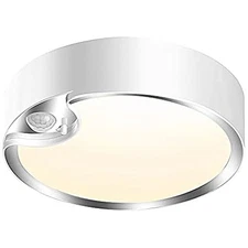 TOOWELL Motion Sensor Light Indoor Battery Operated,80 LED Wireless Ceiling L...