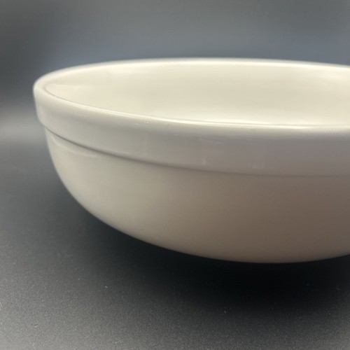 Ceramica Fienile Bianco Suppertime 9” Orlato Gres Du Jour Servizio Ciotola Pasta - Foto 7 di 8