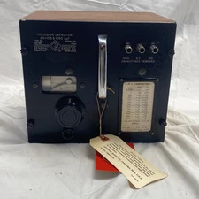 1951 General Radio Company Precision Condenser, Model 722D, 110 & 1100 uuF