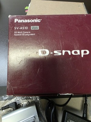Panasonic D-Snap SV-AS10 Vintage Y2K Digital Camera Complete w