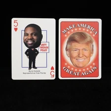 2024 Byron Donalds  Donald Trump "5 of Hearts" Hero Decks Playing Card