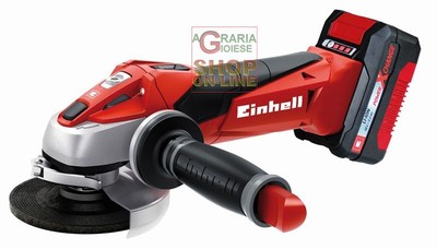 34213 Einhell Akku-Winkelschleifer 18V Lithium 1,5Ah TE-AG 18
