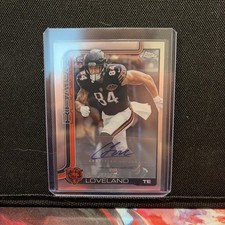 2025 Topps Chrome Football Colston Loveland Rookie Auto RC #RA-CL