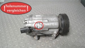 Kompressor Klimaanlage/ Klimakompressor Audi A3 1.6 8L 1J0820803J 12 Monate