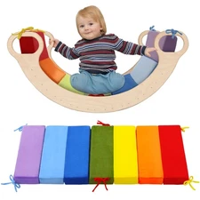 Cushion for Climbing Arch, Rainbow Cushion Play Set, Arch Cushion Floor Mats ...