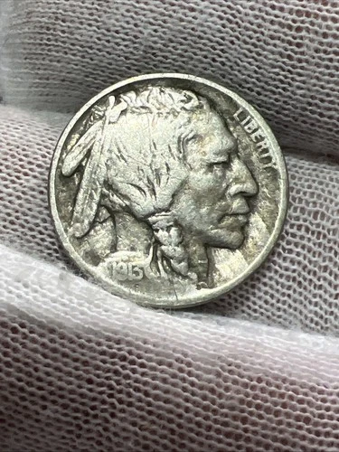 1913 Type 1 Higher Grade 3/4 Horn Buffalo Nickel -  Better Date US Coin!