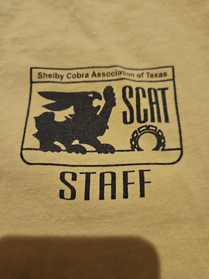 1999 Shelby Cobra Texas Nationals Staff Shirt L Vintage SCAT Event Official Race - Image 3 of 4