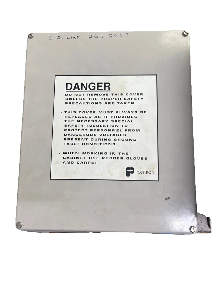 Positron 751221-1 Standalone Telephone Isolator Unit Teleline 220-751304-401 - Image 2 of 3