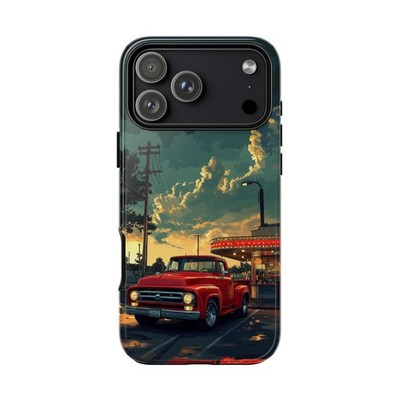 For iPhone/Galaxy/Pixel | Rugged Case | Diner Classic Pickup Truck