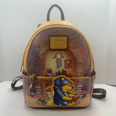 Loungefly Winnie The Pooh Reading Mini Backpack BAM Exclusive s-l400.jpg main image 4