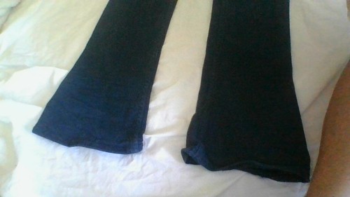 Abercrombie Kids Size 12 Girls Pants Mid Rise Bootcut Casual Navy Zip VERY NICE! - Picture 10 of 21