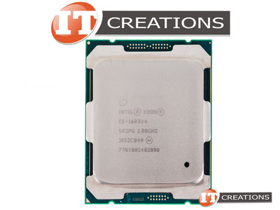 INTEL XEON QUAD CORE PROCESSOR E5-1603V4 2.80GHZ 10MB BROADWELL CPU SR2PG