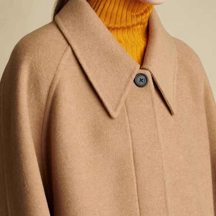 Nuevo Abrigo Largo Doble Cara THE ROW Mujer Lana Cachemira Otoño Invierno Foto 4 de 4