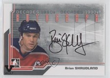2013-14 ITG Decades 1990s Silver Vault Black Brian Skrudland #A-BS Auto a8r
