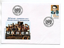 FDC Romania, Romania, 2001 50 Years UNHCR Mi 5583 Complete Set